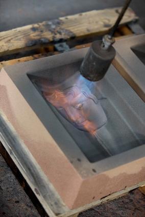 The masks have been made at the New Pro Foundries in West Drayton, Middlesex since 1976 (BAFTA / Marc Hoberman).