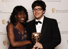 Titles, winner Tal Rosner for Skins, with Rakie Ayola