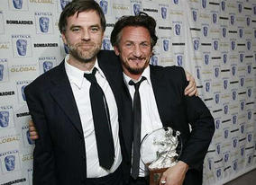 P T Anderson and Sean Penn at the BAFTA/LA Britannia Awards winners in 2008.