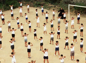 A churchyard scene in Bad Education (2004). ©Diego Lopez Calvin