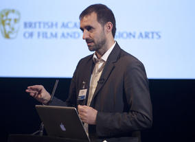 Louis Savvy and Neil Peplow from Skillset introduce the day's plan of events.