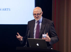 UK Film Commissioner Colin Brown delivers the keynote speech.