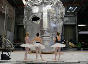 Constructing the set for the EE British Academy Film Awards in 2013
