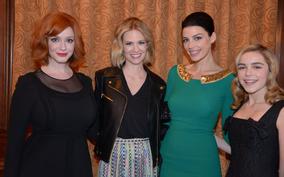 Christina Hendricks, January Jones, Jessica Pare and Kiernan Shipka