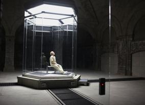 Javier Bardem in character on the set of 2012 Bond film, Skyfall. Photo by Greg Williams