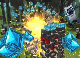 Boom Blox from Electronic arts picked up the Casual Award (Electronic Arts LA/Electronic Arts).