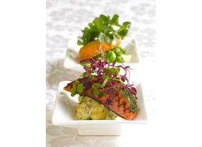 Chargrilled Cider Cured Salmon