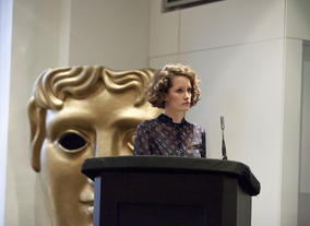 Charlotte Cawthorne pitches her idea 'On the Record'.