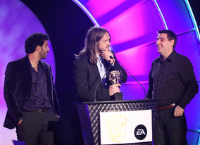 After their success at the Video Games Awards earlier in the year, the LittleBigPlanet team pick up another BAFTA.