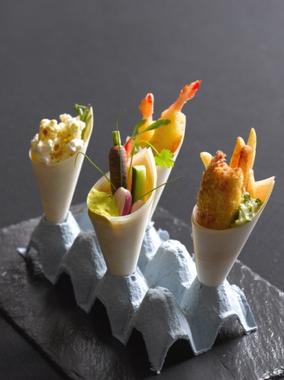Canapé Cones