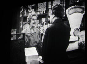 The panel debate was accompanied by clips from early episodes of the show. Pic: BAFTA/ Steve Butler