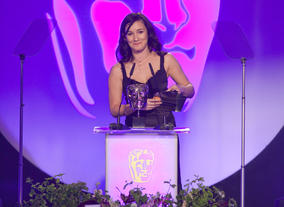 Sarah Solemani presents the Award for Digital Creativity.