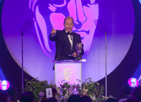 Hugo Blick picks up the Director: Fiction Award for The Shadow Line.