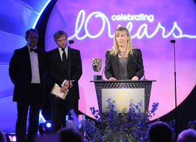 Anthony Dod Mantle follows up his Slumdog Millionaire Oscar success as Head of Production Marigo Kehoe collected the Photography & Lighting Fiction/Entertainment on his behalf for Wallander (BAFTA / Richard Kendal).