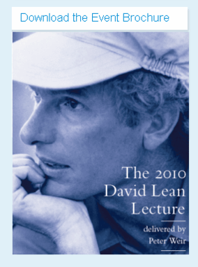 Download the 2010 David Lean Lecture brochure