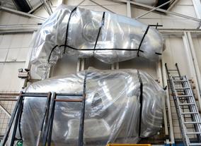 Constructing the set for the EE British Academy Film Awards in 2013