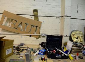 Constructing the set for the EE British Academy Film Awards in 2013