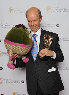 Cant with the original Humpty from Play School. Pic: BAFTA/Richard Kendal
