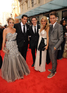 Some of the cast of The Only Way Is Essex, which is nominated for the YouTube Audience Award. (Pic: BAFTA/Richard Kendal)