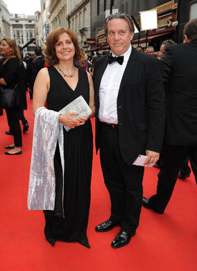 The Thick of It star Rebecca Front arrives to see if she has won the Female Performance in a Comedy Programme BAFTA (BAFTA/Richard Kendal).