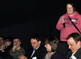 A young person from Fairbridge introduces their film.