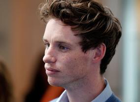 Actor Eddie Redmayne at the jury drinks reception