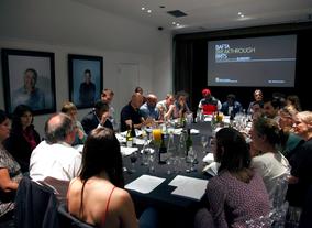 The jury debate the list of Breakthrough Brits candidates in order to produce a final list of talent