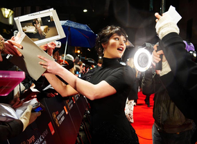 Gemma Arterton on the red carpet.