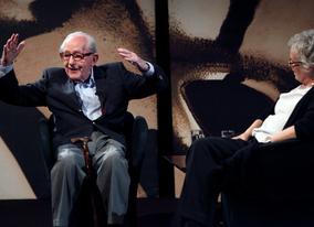 Lewis entertains the audience with his wealth of fascinating stories 