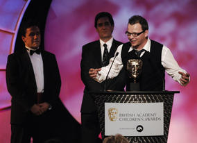 Glynn Hayward, Dylan James and Tony Collingwood collected the Interactive BAFTA for The Secret Show's website. The show also won the award for Animation