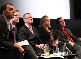 The Panel sit together to talk about greening the screen. (Photography: J.Simmonds)