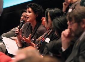 Greening the Screen live discussion. (Photography: J.Simmonds)