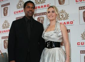 Award honorees Denzel Washington and Kate Winslet