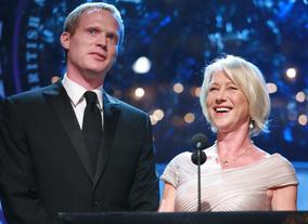 Presenters Paul Bettany and Helen Mirren