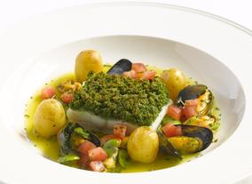 Herb Crusted Fillet Of Halibut