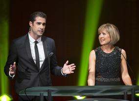 Television presenter Matt Johnson & news presenter Sian Lloyd hosted the ceremony