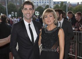 Ceremony hosts Matt Johnson & Sian Lloyd on the red carpet