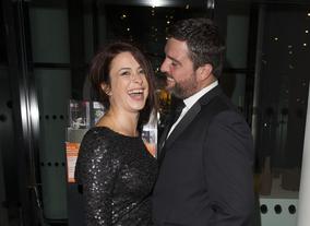 Star of Frankie and Torchwood, Eve Myles enjoys the evening with her partner Bradley Freegard