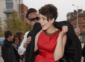 Being Human's Kate Bracken arrives at the ceremony venue