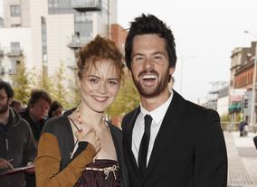 Da Vinci's Demons actors Tom Riley  (Young Leonardo Da Vinci) and Hera Hilmar (Vanessa)