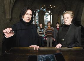 Alan Rickman and Dame Maggie Smith head up a strong British cast in the sixth film in the series. The cast also includes Jim Broadbent, JulieWalters andTimothy Spall.