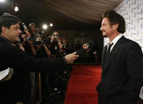 Sean Penn, recipient of the Stanley Kubrick Britannia Award for Excellence in Film 