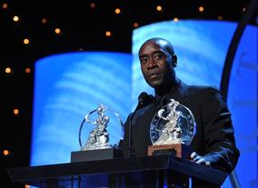 Don Cheadle, recipient of the BAFTA Los Angeles Humanitarian Award Presented by Volvo