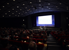 Kaufman takes questions from the audience at the BFI Southbank (Picture: BAFTA / J. Birch)