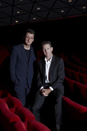 Logan pictured with Jeremy Brock, curator of the Screenwriters' Lecture series. (Picture: BAFTA / J. Birch)