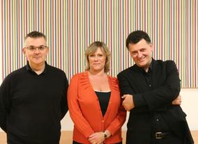 Steven Moffat & Sue Vertue at the Kaleidoscopic Adaptations Festival on 9 September 2010.