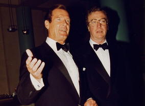 Roger Moore and Michael Caine