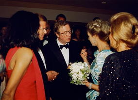 Michael Caine meets HRH Princess Alexandra