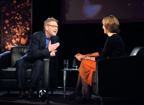 Journalist Francine Stock interviewed Mr. Branagh. (Picture: BAFTA / J. Simonds)