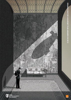 The King's Speech brochure cover illustration by Adam Simpson